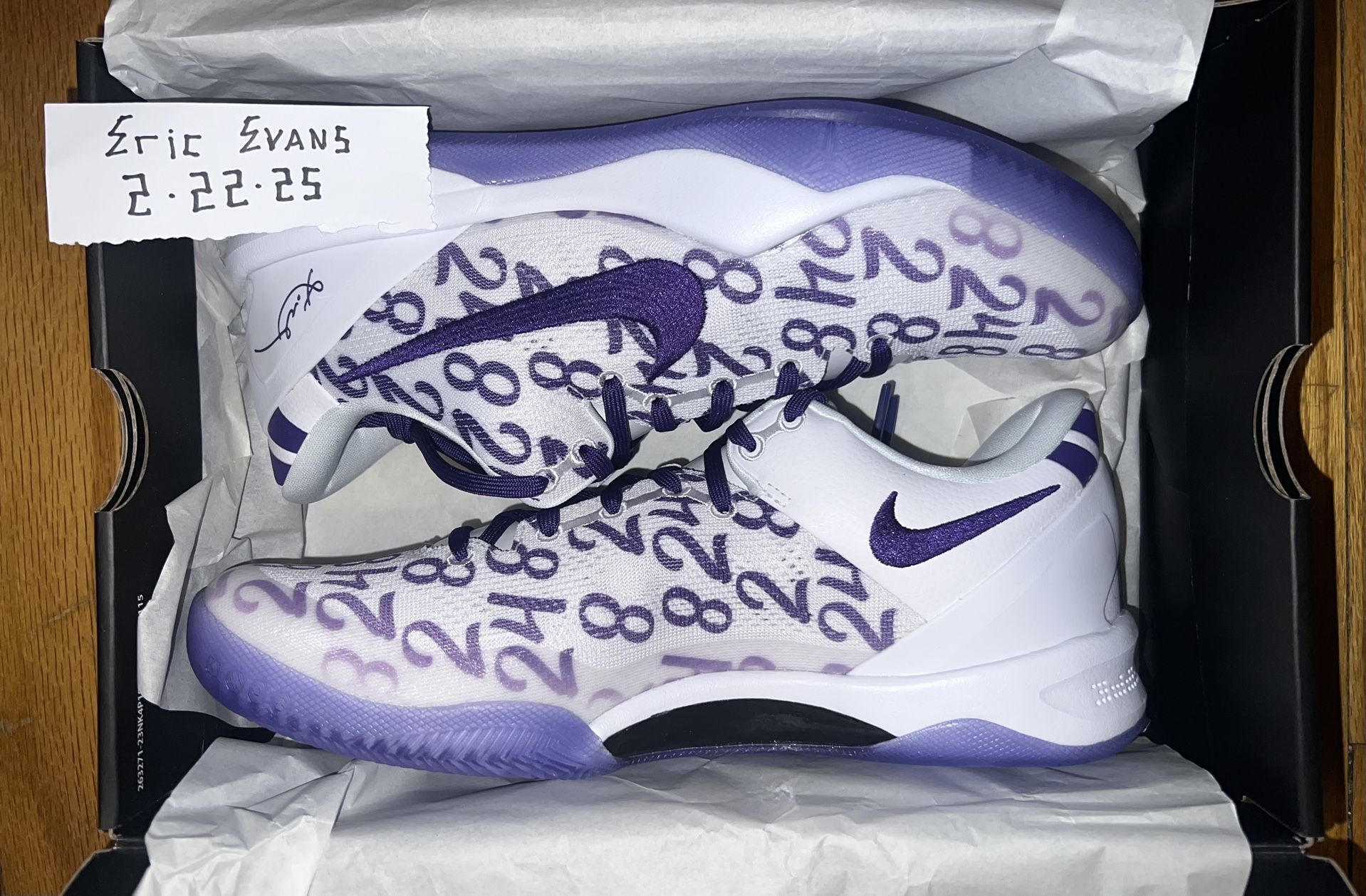 Kobe 8 Protro “Court Purple” Sizes 10.5, 13, 6.5 (GS)