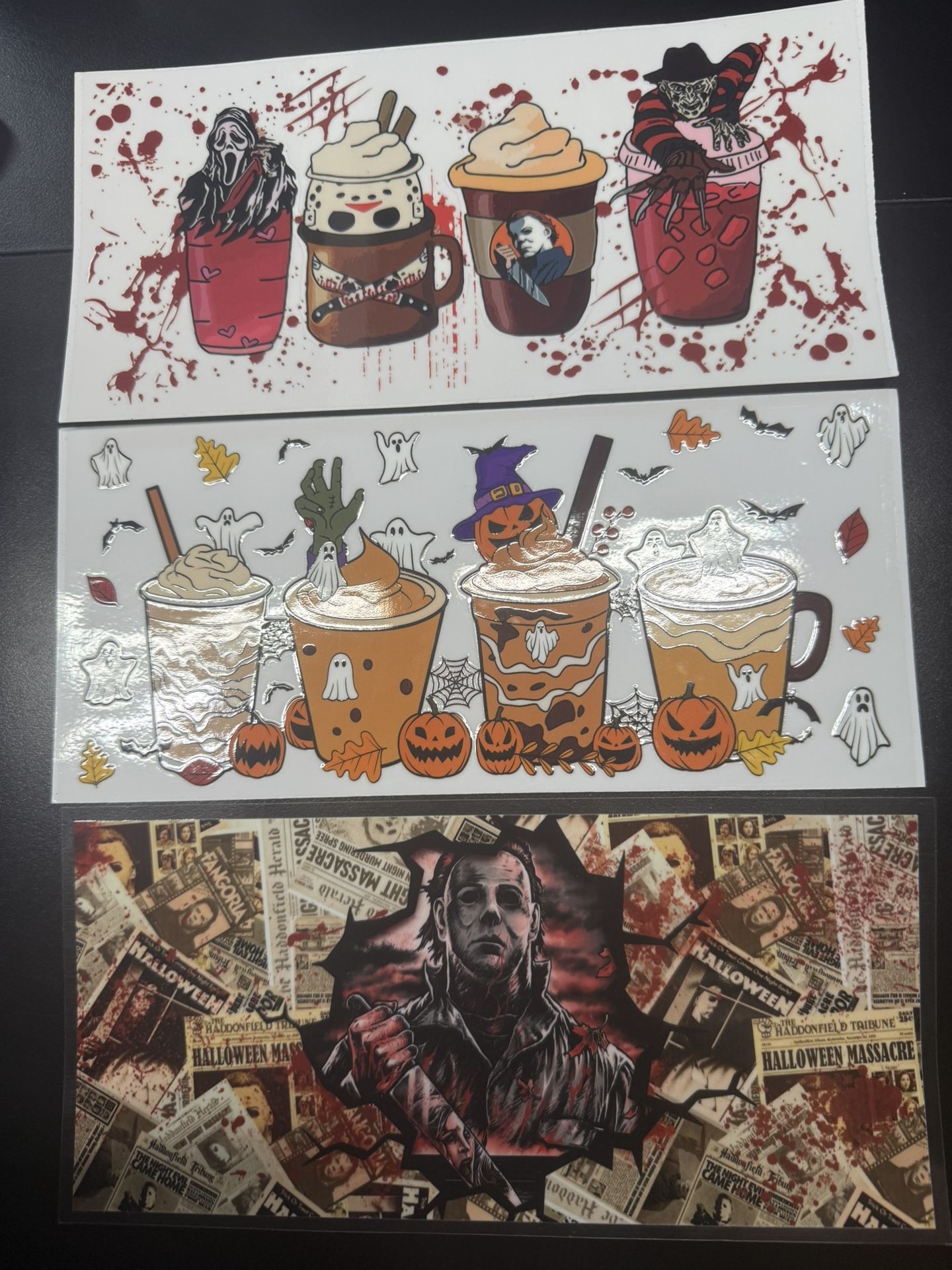 Halloween 16 oz wraps