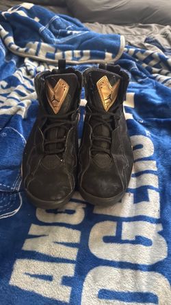 Air Jordan 7 Black Gold Sneakers