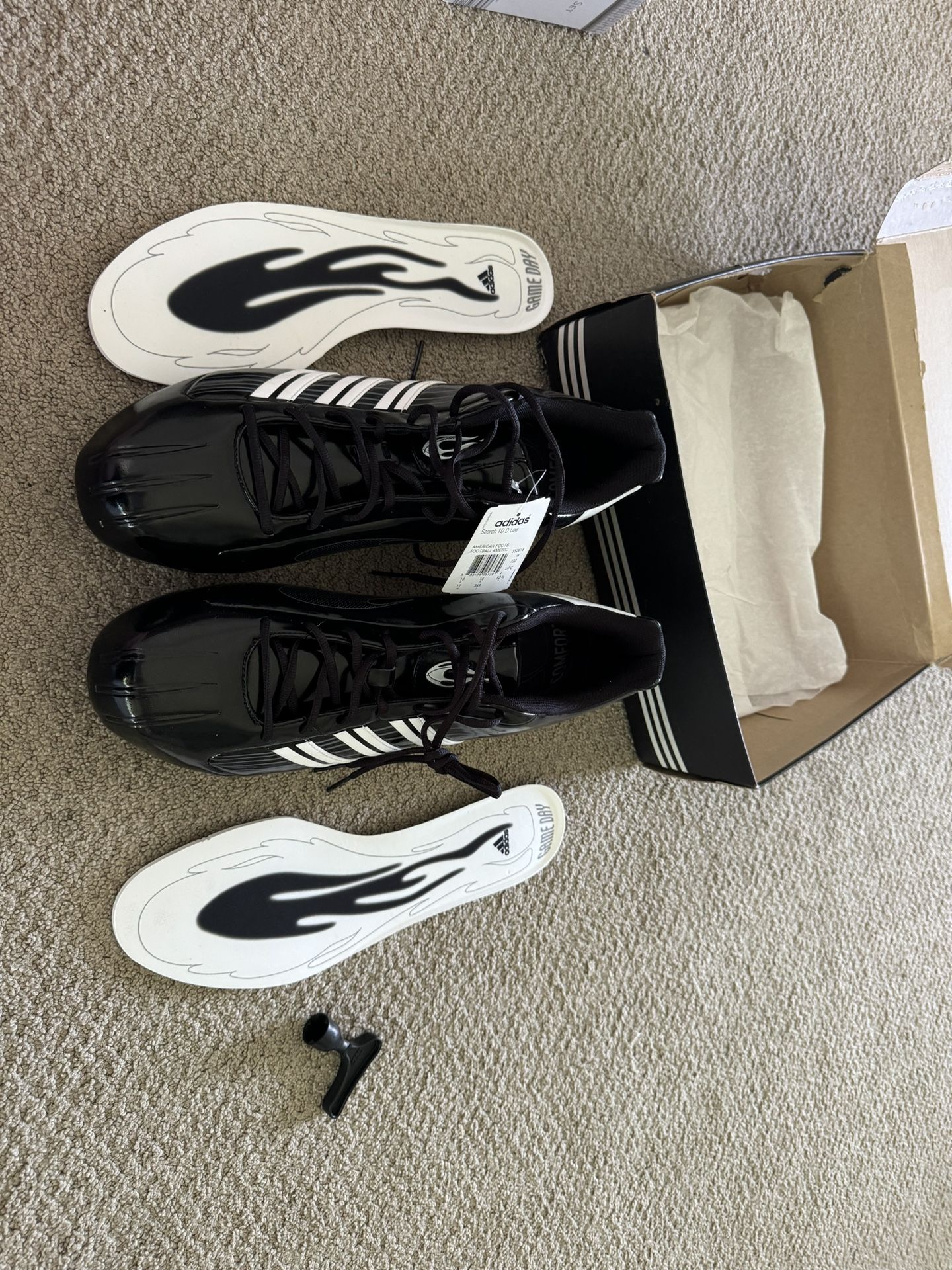 Adidas Football Cleets Size 17 US New In Box