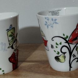LENOX PORCELAIN MUGS SET OF 2 - A1000