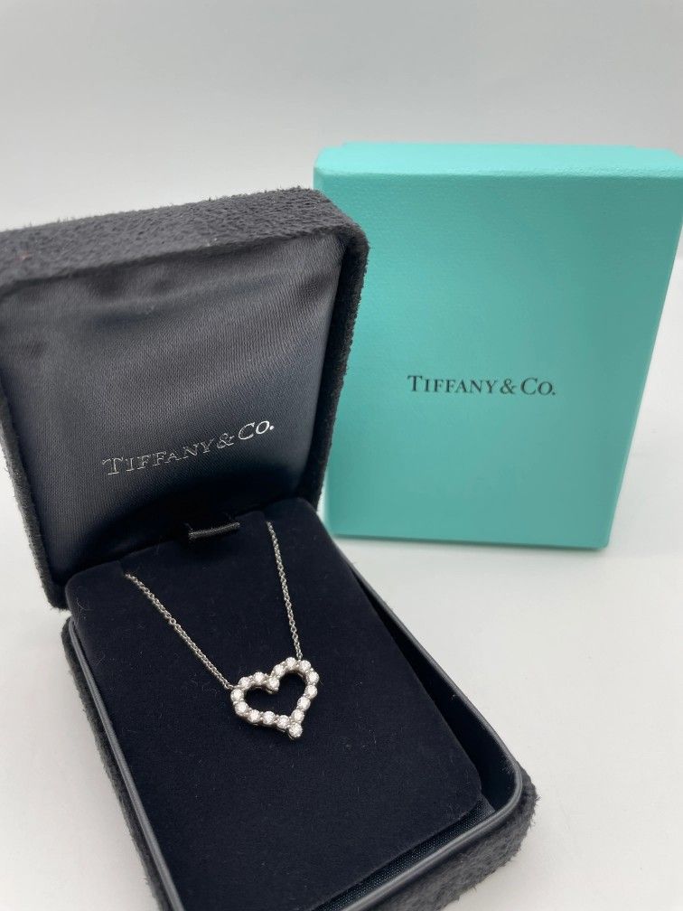 Tiffany Diamond Heart Necklace