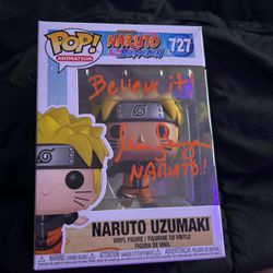 Naruto Uzumaki Signed Funko pop