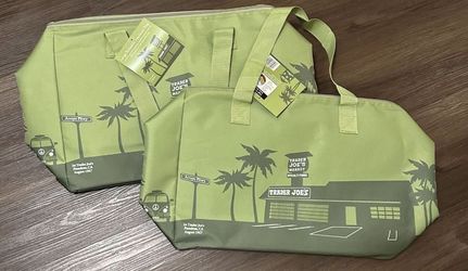 Trader Joes Insulated Bag Green | Olive, Matcha, Avocado