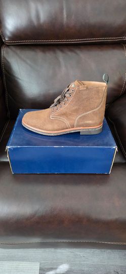 Men's Suede Polo Boots Size 12