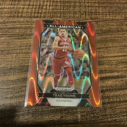 2024 Prizm Trae Young Red Seismic Prizm SP #/225 Basketball Card Atlanta Hawks Superstar 