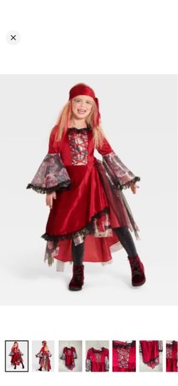 Hyde and EEK! Boutique Burgundy Bloom Pirate Kids' Costume Dress