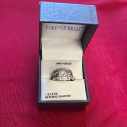 10kt White Gold Diamond Rings 