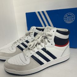 New Adidas Originals  Top Ten Hi GX0740 End plastic waste Mens Leather Athletic sneaker size 11.5 with original box