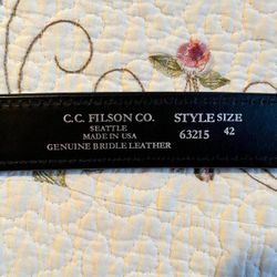 Filson Belt Size 42