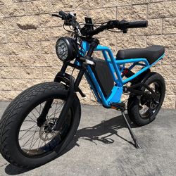 ✅⚡️BRAND NEW - 2000W (Peak)1500 Watt Electric Ebike, 🚀 40mph Top Speed Heavy Duty/Full Suspension  (Black, Red Or Yellow)-w/FREE LOCK