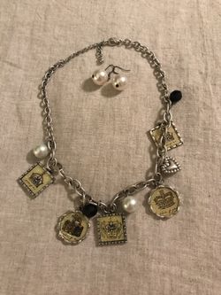 Beautiful charm style necklace set