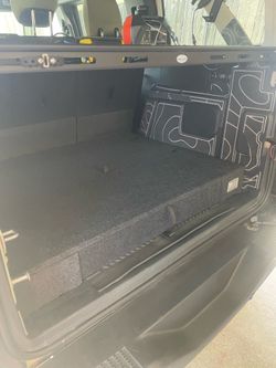 Ford Bronco rear storage.