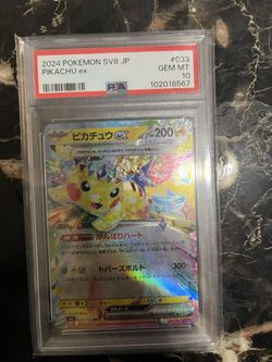 Psa 10 Pokemon Pikachu Ex