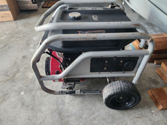 Powerstroke Portable Gas Generator with Wheels