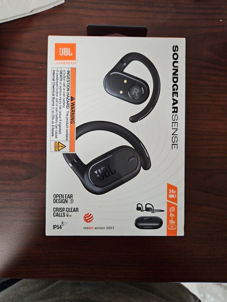 JBL Soundgear Sense Hybrid Headphones/Earbuds w/ Adjustable Ear Hooks And Headband