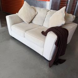 White Couch Beige Couch Cream Colored Sofa Loveseat 