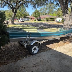 14ft Jon Boat WITH TRAILER