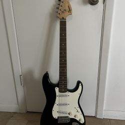 Fender Squier 20th Anniversary Black Stratocaster Electric Guitar