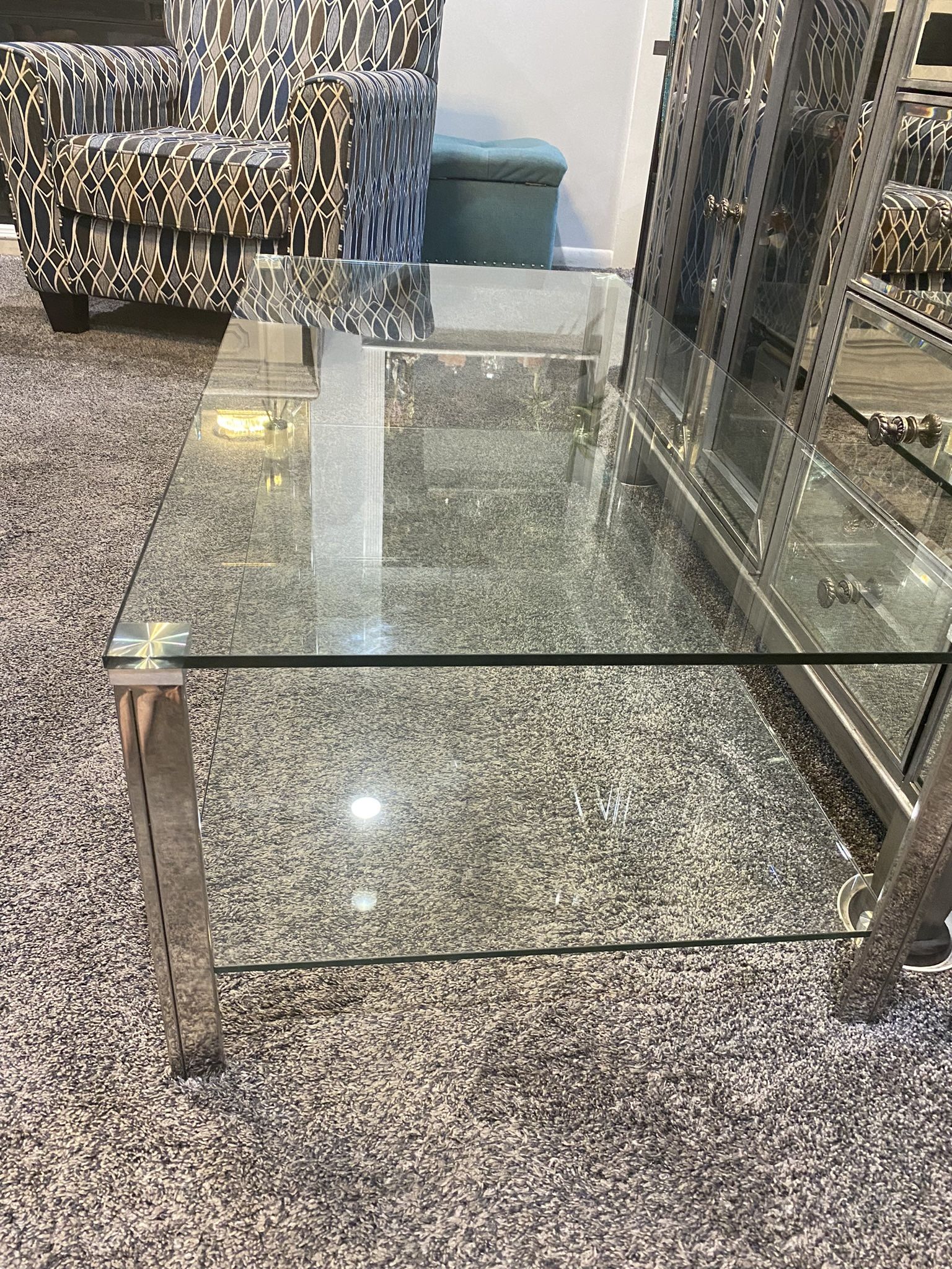 Glass Top Coffee Table