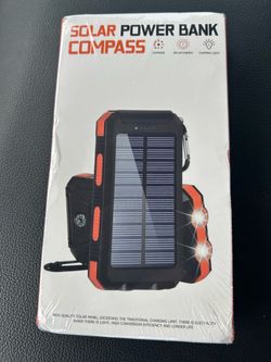 Solar Power Bank with Flashlight Large capacity 20,000 mah