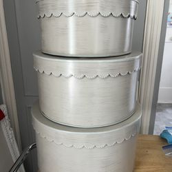 Restoration Hardware Nesting Boxes-metal -1/2 Off Retail