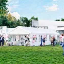 20x40 ft Party Tent Outdoor Wedding Event Shelters Heavy Duty Upgraded Galvanized Canopy with Large
