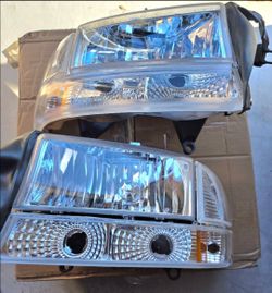 98-03 Dodge Durango 97-04 Dakota Headlights Luces Calaveras Micas Faros Focos Faroles Headlamps