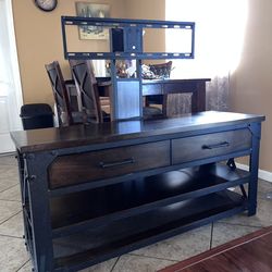 Bayside Furnishings 56-inch 3-in-1 TV Stand