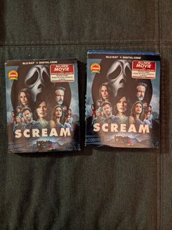 Scream (2022) Blu-ray + Digital Code – Brand New Sealed – 2 Available