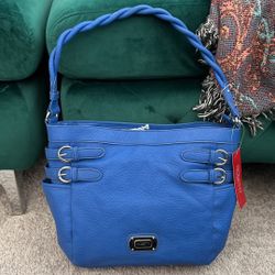Blue Rosetti Purse New With Tags