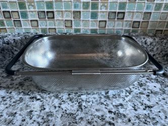 Stainless Steel Over-the-Sink Colander
