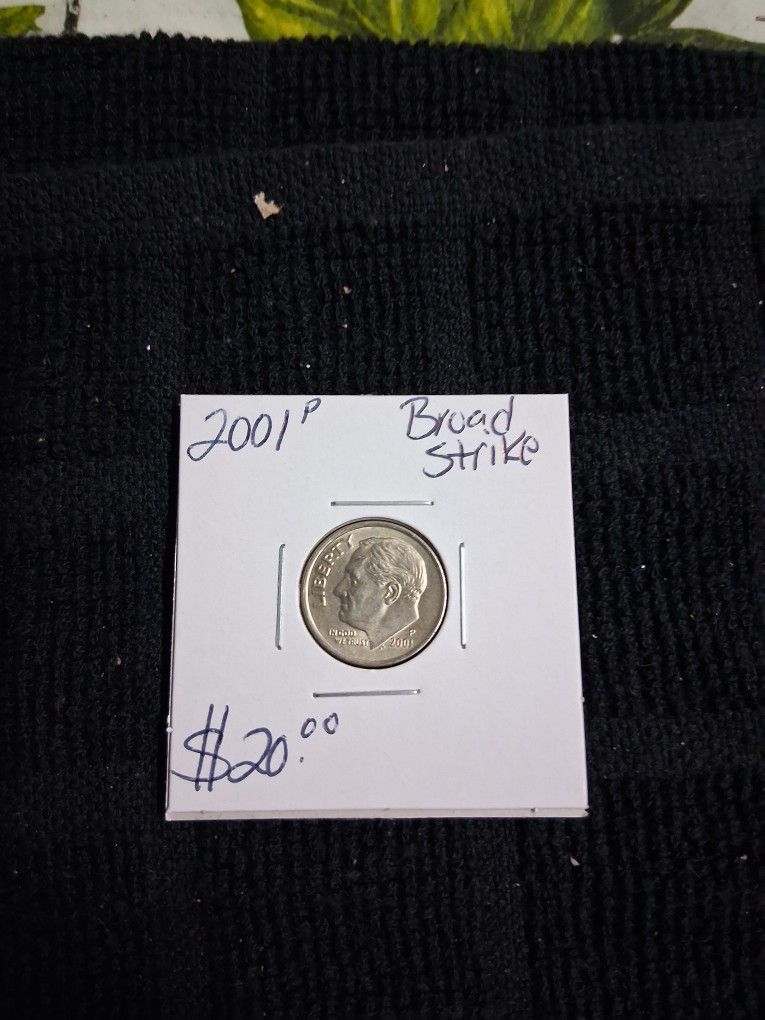 2001 P Broadstrike Dime