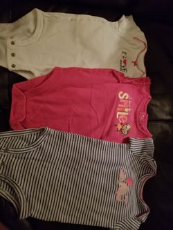 Girls clothes size 6m