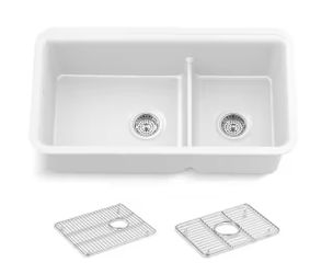 New Undermount Composite Double Bowl