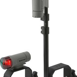 attwood 14190-7 Water-Resistant Portable Clamp-On LED Light Kit with Marine Gray Finish

