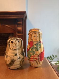 Vintage nesting dolls