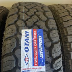 285/70r17 Otani AT Tires New 