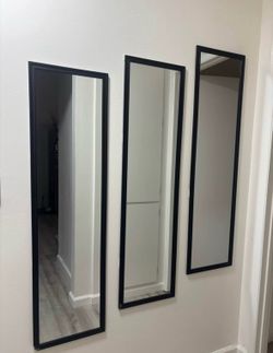 3 wall mirrors