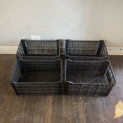 Storage crates - 20”L x12”W x11”H