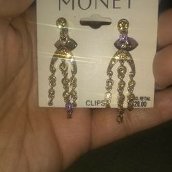 Monet Clip On Earrings