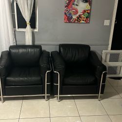 Great Condition Leather Sofas