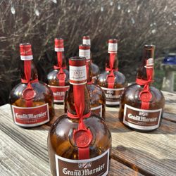 🔹💥7•Rustic Grand Marnier Bottles •Perfect for DIY & Farmhouse Decor💥🔹