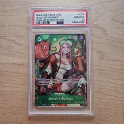 PSA 10 ERROR LABEL Jewelry Bonney Alt Art OP07-026 English