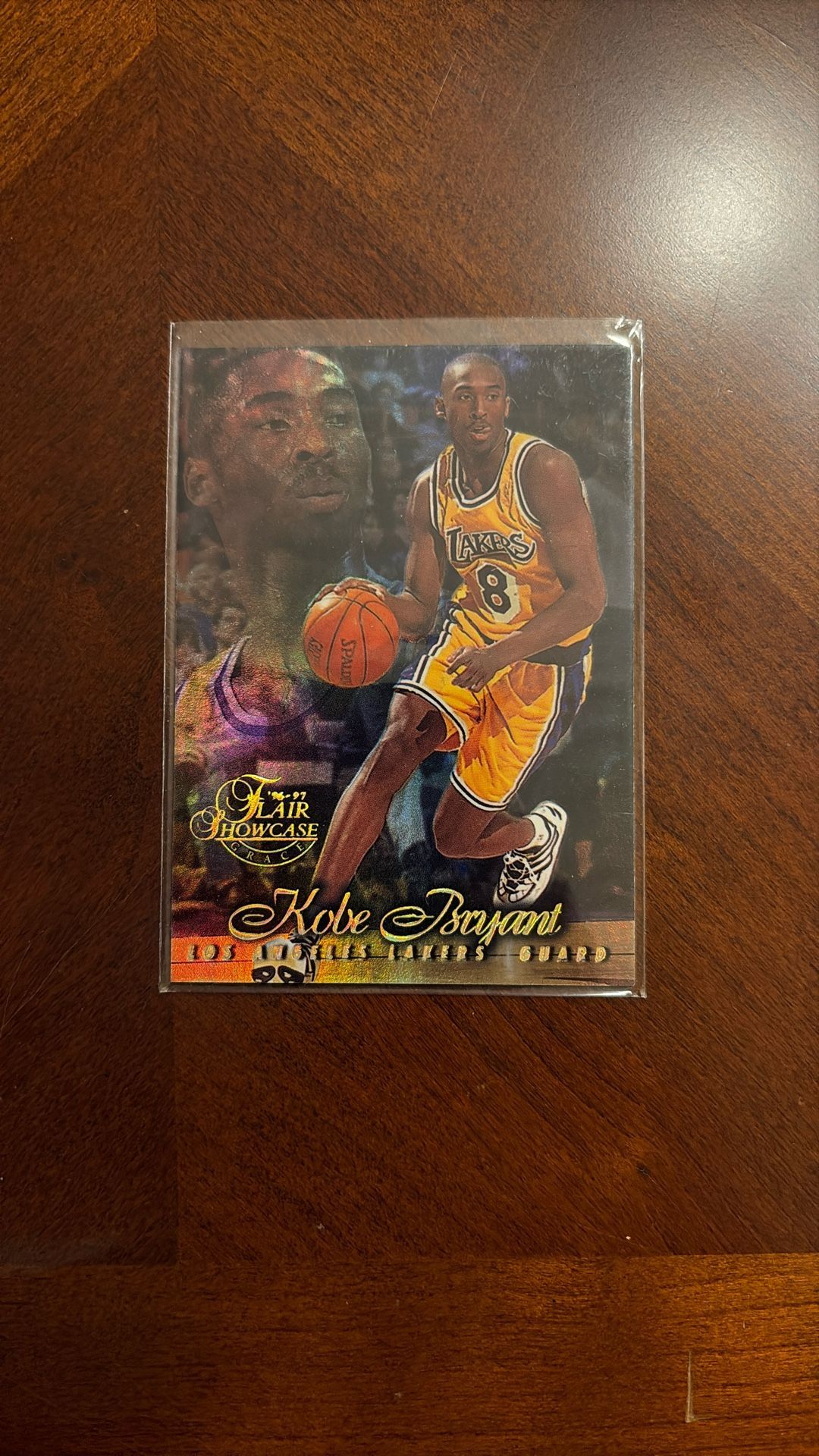 Kobe Bryant Basketball Rookie Card - Flair Showcase Row 1 Seat 31