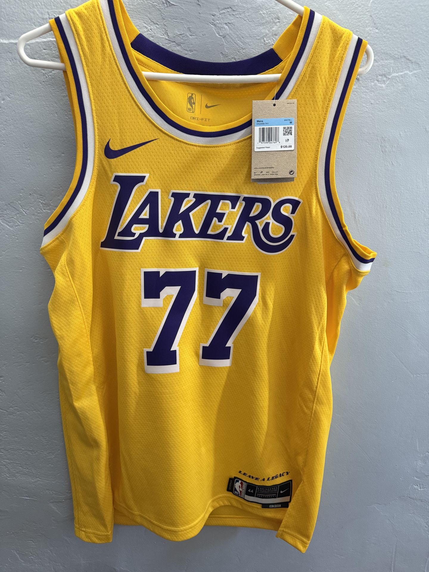 Nike Lakers Jersey Luka Doncic