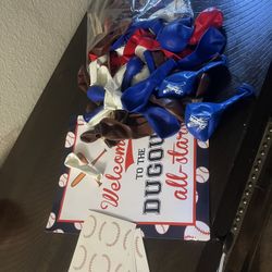 Baseball decorations 