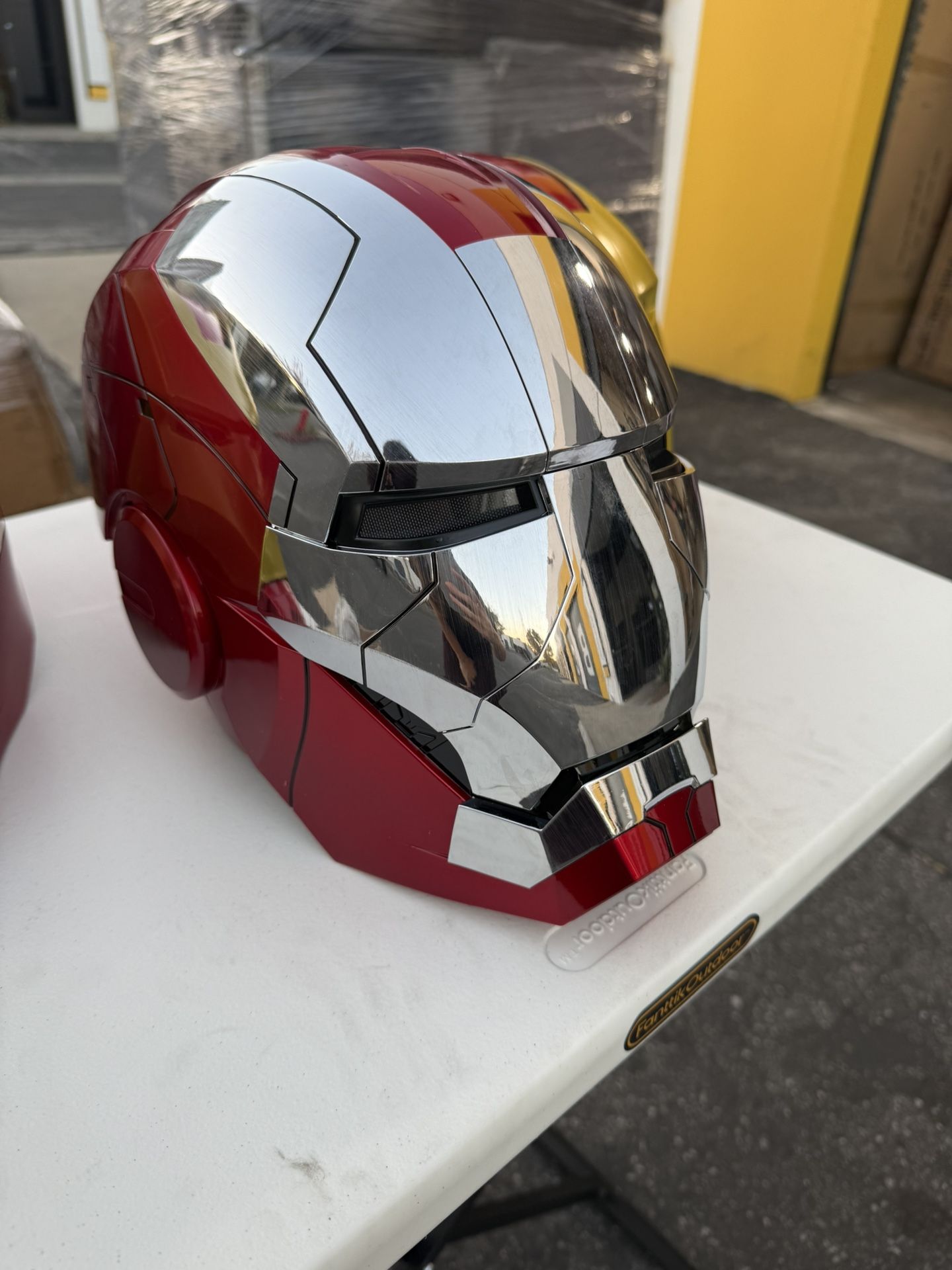 Electric Iron Man Mask With Remote Control 