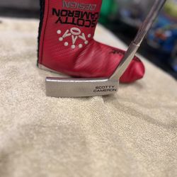 SCOTTY CAMERON CALIFORNIA DEL MAR 34in Putter RH With Head Cover