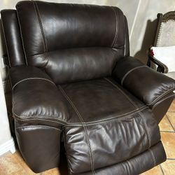 Leather Reclining Sofas 3 Pieces